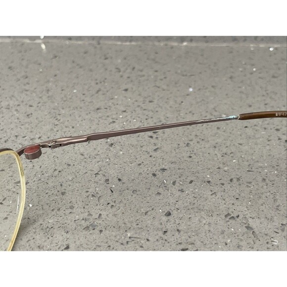 Innovative M/F Technology IMF 475 Brown Metal Eyeglasses FRAMES ONLY 49-18-140 - Picture 7 of 12